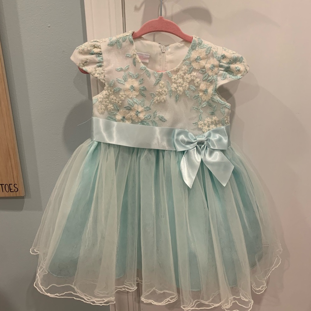 Light blue / aqua party Dress 👗 Holiday | Easter